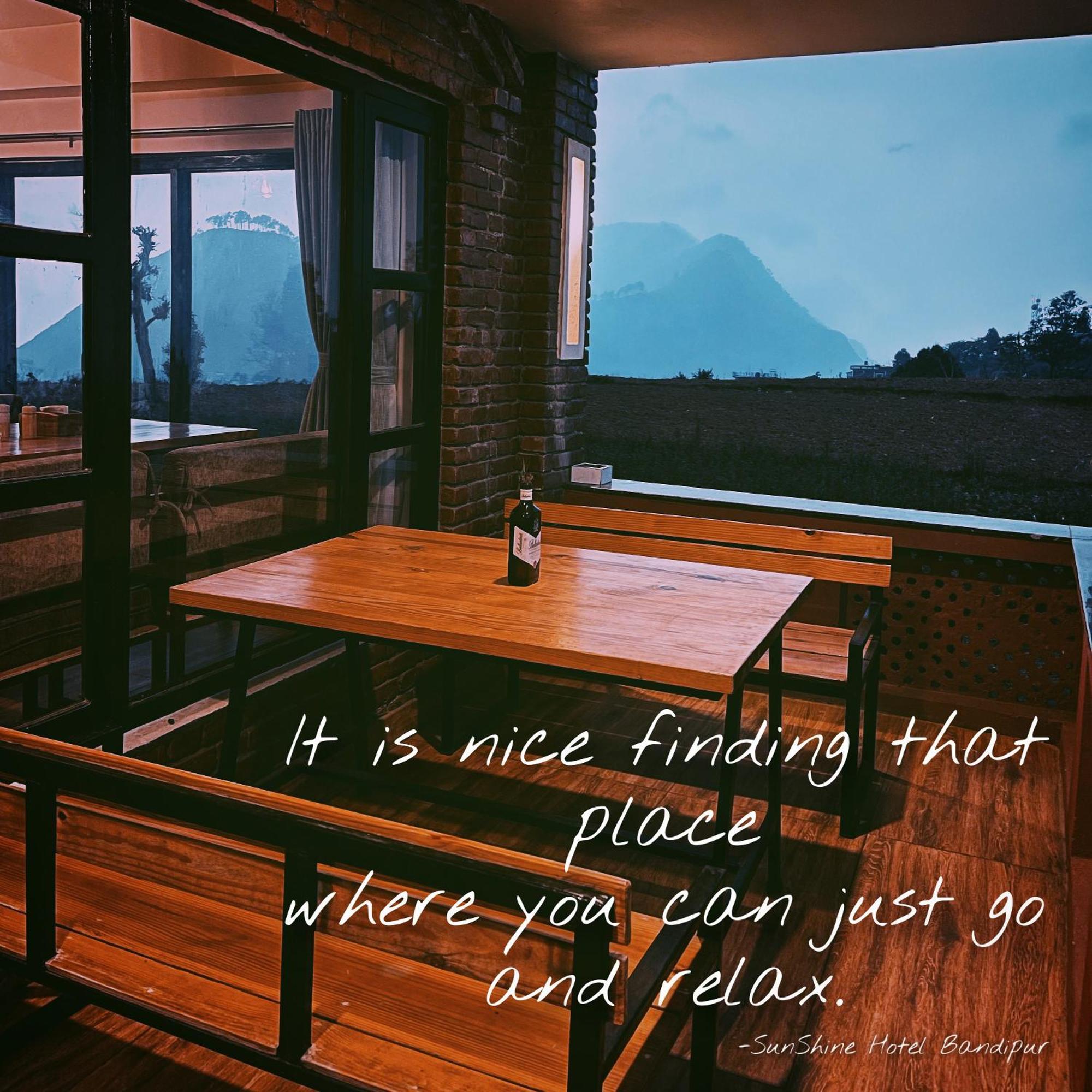 Sunshine Hotel Bandipur Tanahun Dış mekan fotoğraf